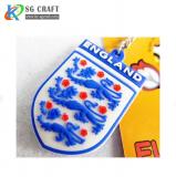 England PVC Team Crest Keychain
