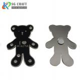 Bear shaped Metal fridge magnet