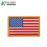 US Flag Embroidery Badge