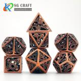 Hollow out Skull Style Metal Dice